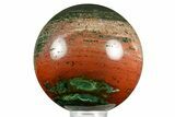 Unique Polished Ocean Jasper Sphere - Madagascar #371106-1